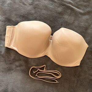 Victoria's Secret Strapless Nude Bra